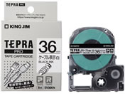 キングジム/テプラPROテープ ケーブル表示ラベル36mm 白/SV36KN