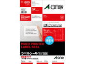 G)エーワン/ラベルシール プリンタ兼用 強粘着タイプ 8面 四辺余白付 100シート/78508