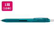 G)ぺんてる/エナージェルエス 0.5mm 黒 ターコイズブルー軸 10本