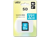 Lazos/SDHCメモリーカード 32GB/L-32SDH10-U1