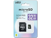 Lazos microSDHC[J[h 32GB L-32MSD10-U1