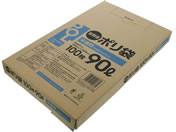 システムポリマー/半透明ポリ袋 90L BOX 100枚×6箱/GA-904B