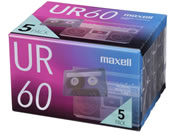 マクセル カセットテープ 60分 5巻 UR-60N5P