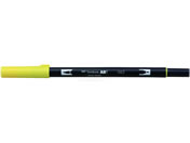 トンボ鉛筆 デュアルブラッシュペン ABT Pale Yellow AB-T062