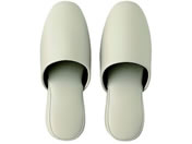 テンダイ/シボナシレザー風スリッパ サンドベージュ M 1パック(5足組入)/66-0037-19