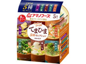 アマノフーズ/具がすごい おみそ汁 てまひま5種セレクション フリーズドライ 5食