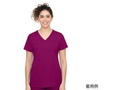 Healing Hands/HH WORKS スクラブトップス MONICA M ワイン