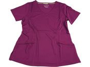 Healing Hands/HH WORKS スクラブトップス MADISON L ワイン