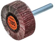 TRUSCO/セラミックフラップホイール 軸径6mm #180 外径40×幅15×軸長40 5個入 TCF4015-CE-180