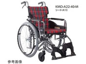 カワムラサイクル/車いす モダン Aスタイル 赤チェック/KMD-A22-42-SH
