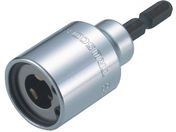 TRUSCO/電動ドライバーソケット 全ネジ適応 ネジ径W5/16 TEZN-516