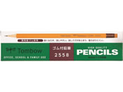 トンボ鉛筆 消しゴム付き鉛筆 HB 12本 2558-HB