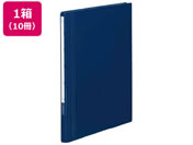G)コクヨ/クリヤーブック(NEOS)固定式A4 40ポケット ネイビー10冊