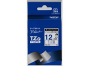 ブラザー ラベルプリンター用 布テープ 12mm 白 青文字 TZe-FA3