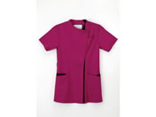 ナガイレーベン/女子スクラブ LL ディープピンク+ボルドー/RF-5157