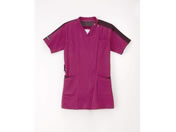 ナガイレーベン/女子スクラブ LL ディープピンク+ボルドー/RF-5192