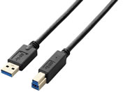 エレコム/USB3.0ケーブル A-Bタイプ 1m ブラック/USB3-AB10BK
