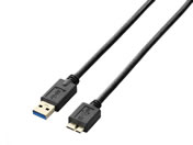 エレコム/USB3.0ケーブル(A-microB)0.5m ブラック/USB3-AMB05BK