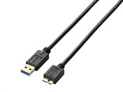 エレコム/USB3.0ケーブル(A-microB)1.5m ブラック/USB3-AMB15BK
