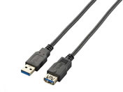 エレコム/USB3.0延長ケーブル A-Aタイプ 1m ブラック/USB3-E10BK