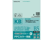 コクヨ PPCカラー用紙 B5 ブルー 100枚入 KB-C135NB