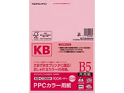 G)コクヨ/PPCカラー用紙 B5 ピンク 100枚入/KB-C135NP