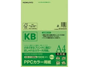 G)コクヨ/PPCカラー用紙 A4 グリーン 100枚入/KB-C139NG