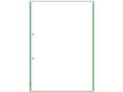 ヒサゴ/マルチプリンタ帳票 複写タイプ A4 グリーンライン 2穴