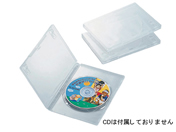 エレコム/DVDトールケース 3枚パック クリア/CCD-DVD01CR