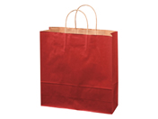 スーパーバッグ/カラー紙手提げ袋 赤 M 50枚/92660180