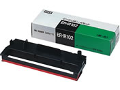 マックス タイムレコーダー用インクリボンカセット黒赤2色ER-IR102 ER90203