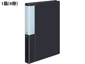 G)コクヨ/クリヤーブック POSITY 固定式A4 60ポケット ダークグレー4冊