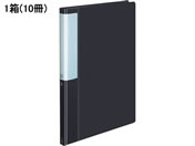 G)コクヨ/クリヤーブック POSITY 固定式A4 40ポケットダークグレー10冊