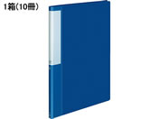 G)コクヨ/クリヤーブック POSITY 固定式A4 20ポケット ブルー 10冊
