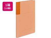 コクヨ ソフトカラーファイル A4タテ とじ厚15mm オレンジ 10冊 フ-1-4