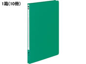 コクヨ レターファイル(色厚板紙) A4タテ とじ厚12mm 緑 10冊