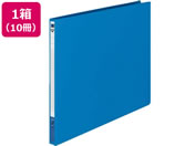 G)コクヨ/レターファイル(色厚板紙) A3ヨコ とじ厚12mm 青 10冊