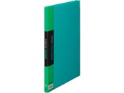 G)キングジム/クリアーファイル カラーベース A4タテ 20ポケット 緑 10冊