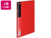 G)コクヨ/クリヤーブック〈ベーシック〉固定式 A4 20ポケット 赤 10冊