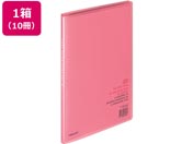 コクヨ/クリヤーブック〈キャリーオール〉固定式 A4 20ポケット ピンク 10冊