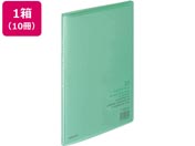 コクヨ/クリヤーブック〈キャリーオール〉固定式 A4 10ポケット 緑 10冊