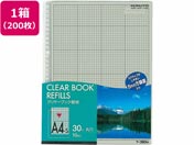 コクヨ/クリヤーブック替紙 A4タテ 2・30穴 グレー 200枚/ラ-380NM