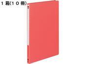 G)コクヨ/レターファイル(Mタイプ) A4タテ とじ厚12mm 赤 10冊