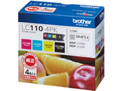 G)ブラザー/インクカートリッジ お徳用4色パック/LC110-4PK
