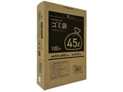 Forestway/ゴミ袋(ティッシュBOXタイプ)黒 45L 100枚