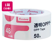 Forestway/透明OPPテープ 65μ 48mm×50m 50巻