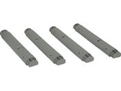 TRUSCO/プラ棚用 脚のみ4本セット 高さ515mm用 アーセナルグレー