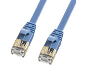 �T�����T�v���C/CAT7�t���b�gLAN�P�[�u�� �u���[ 7m/KB-FLU7-07BL