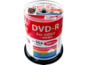 ハイディスク/CPRM対応 DVD-R 16倍速 100枚 スピンドル