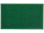 山崎産業/エバック サンステップマット 600×900mm グリーン/F-131-6